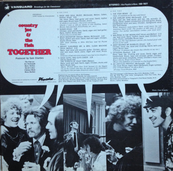 Country Joe And The Fish : Together (LP, Album, Gat)