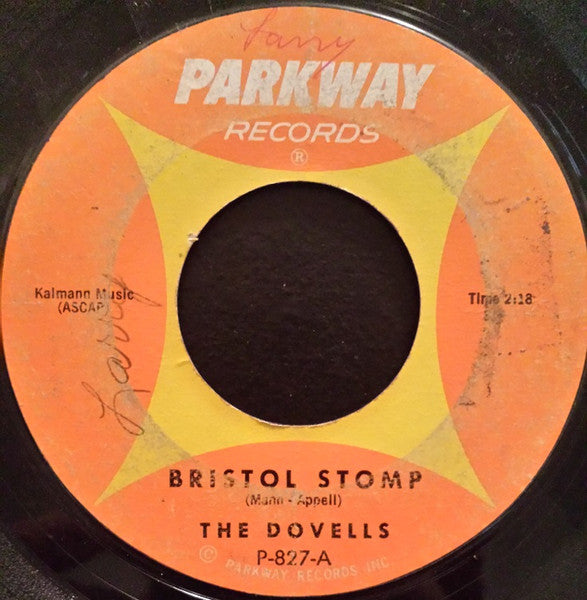 The Dovells : Bristol Stomp (7", Styrene, Mon)