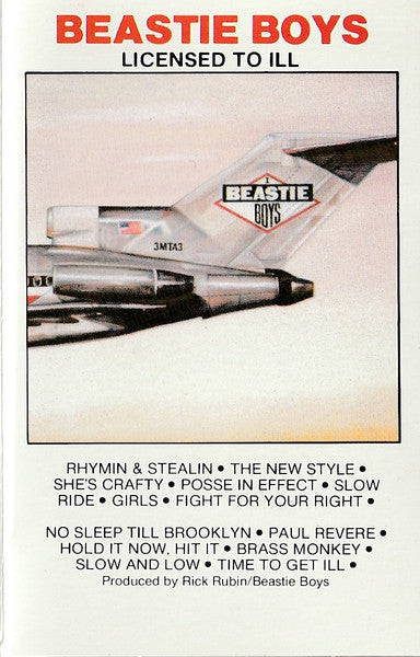 Beastie Boys : Licensed To Ill (Cass, Album, Cle)