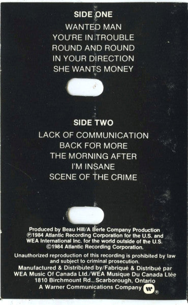 Ratt : Out Of The Cellar (Cass, Album, Q)