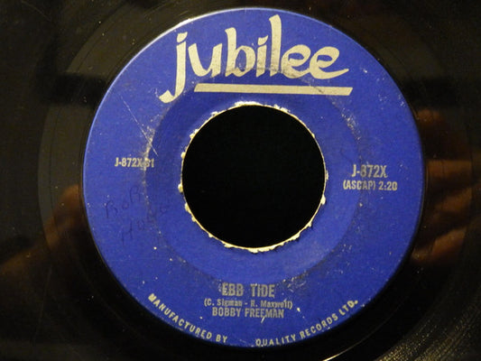 Bobby Freeman : Ebb Tide / Sinbad (7", Single)