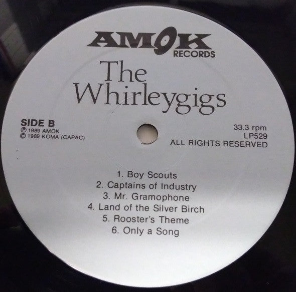 The Whirleygigs : Thunderdust (LP, Album)