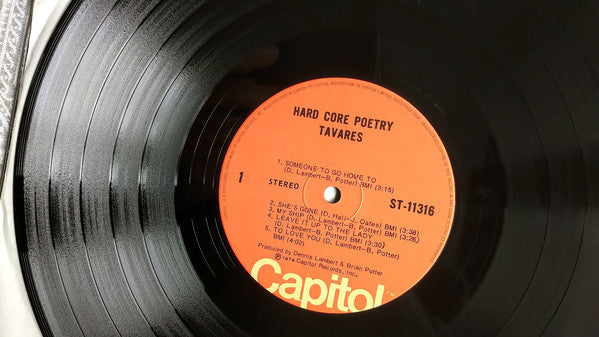 Tavares : Hard Core Poetry (LP, Album)