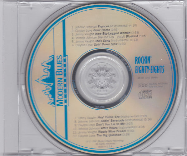 Johnnie Johnson, Clayton Love, Jimmy Vaughn With The Johnnie Johnson Band : Rockin' Eighty-Eights (CD, Album)