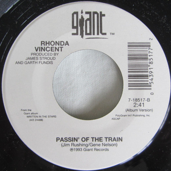 Rhonda Vincent : I'm Not Over You (7", Single)