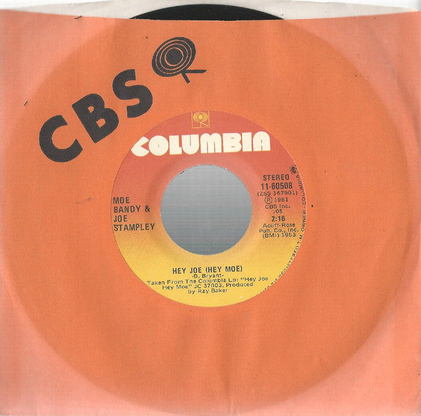 Moe Bandy & Joe Stampley : Hey Joe (Hey Moe) (7", Single)