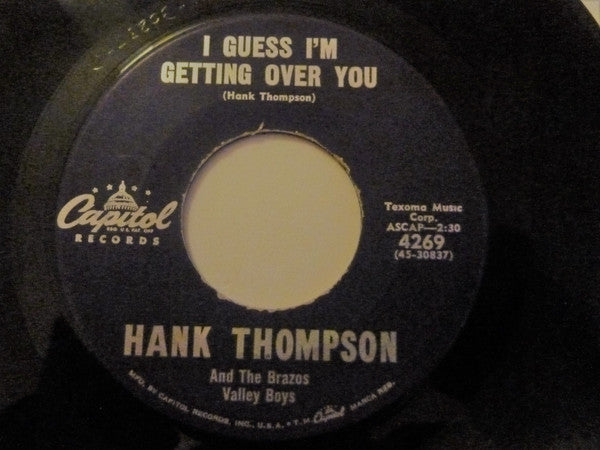 Hank Thompson and His Brazos Valley Boys : I Didn't Mean To Fall In Love (7", Single)