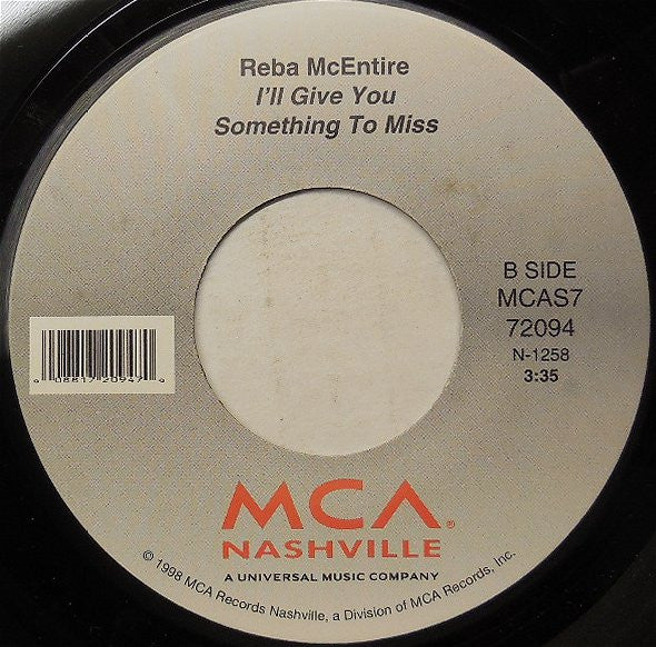 Reba McEntire : One Honest Heart (7", Single)