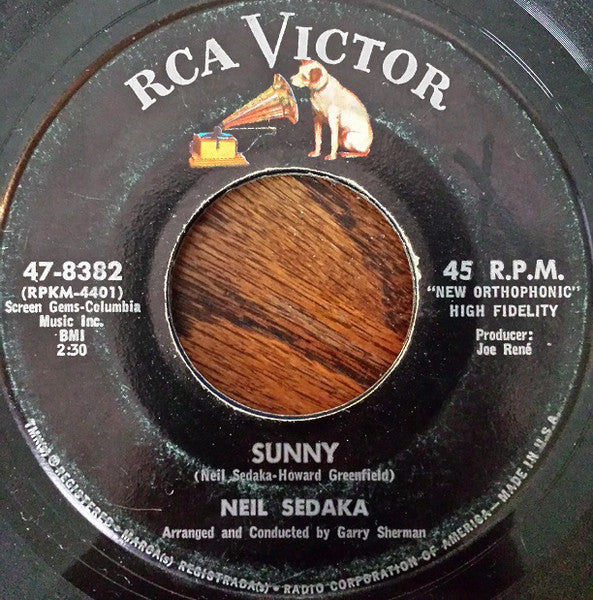 Neil Sedaka : Sunny / She'll Never Be You (7", Single)