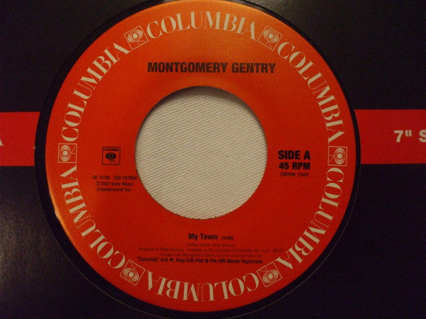 Montgomery Gentry : My Town / Hell Yeah (7", Single)
