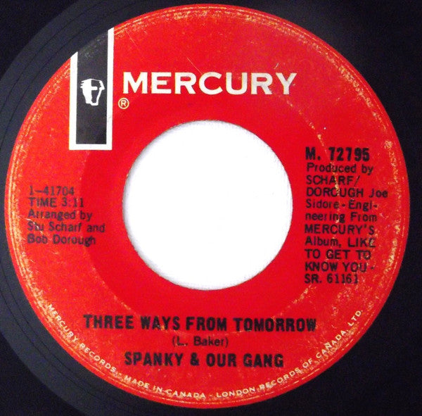 Spanky & Our Gang : Like To Get To Know You (7")