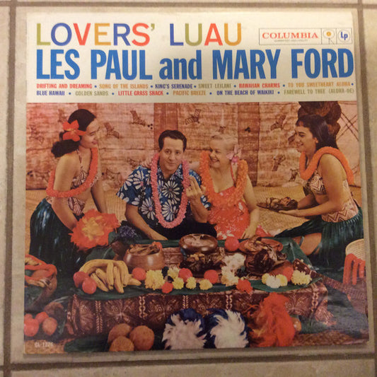 Les Paul & Mary Ford : Lovers' Luau (LP, Album, Mono)