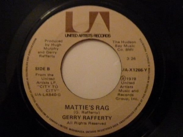 Gerry Rafferty : Home And Dry (7", Single)