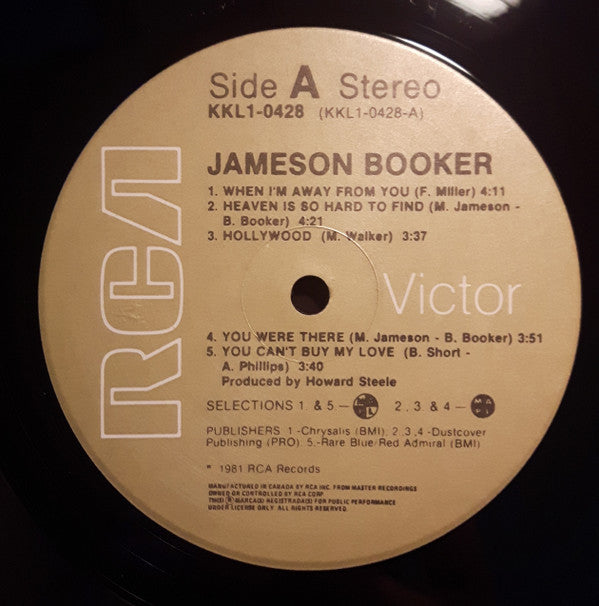 Jameson Booker : Jameson Booker (LP)