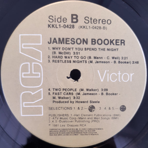 Jameson Booker : Jameson Booker (LP)