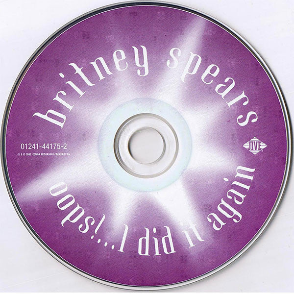 Britney Spears : Oops!...I Did It Again (CD, Album)