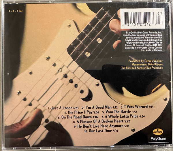 Robert Cray : I Was Warned (CD, Album)