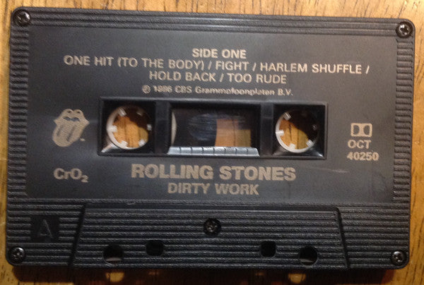The Rolling Stones : Dirty Work (Cass, Album)