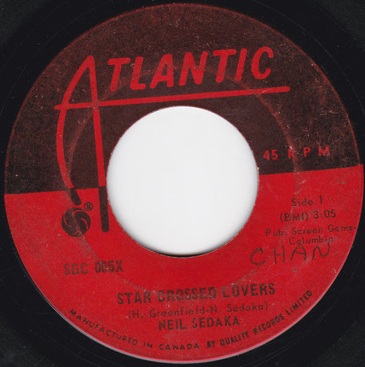 Neil Sedaka : Star Crossed Lovers / We Had A Good Thing Goin' (7", Single)