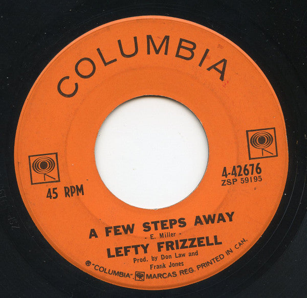 Lefty Frizzell : Forbidden Lovers / A Few Steps Away (7", Single)