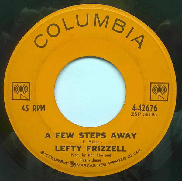 Lefty Frizzell : Forbidden Lovers / A Few Steps Away (7", Single)