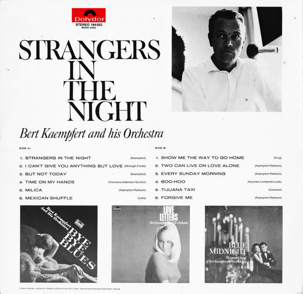 Bert Kaempfert & His Orchestra : Strangers In The Night (LP, Album)
