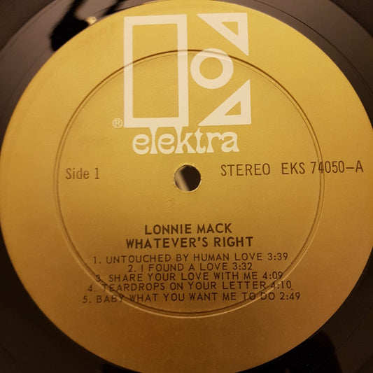 Lonnie Mack : Whatever's Right (LP)