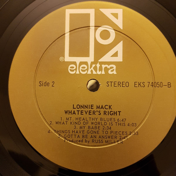Lonnie Mack : Whatever's Right (LP)