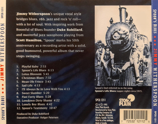 Jimmy Witherspoon : Spoon's Blues (CD, Album)
