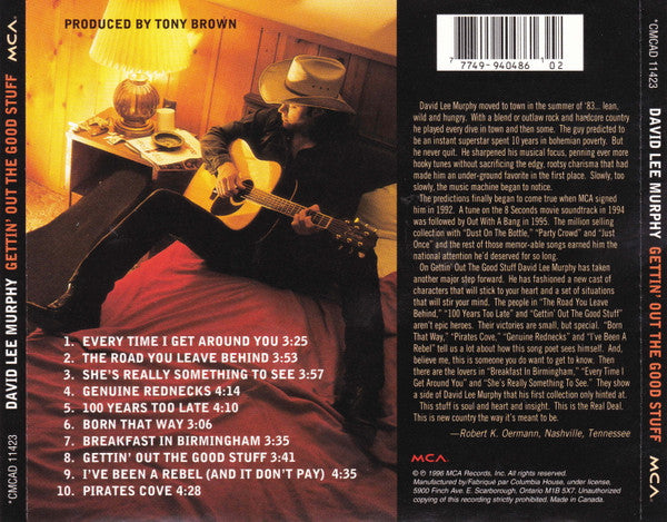 David Lee Murphy : Gettin' Out The Good Stuff (CD, Album, Club)