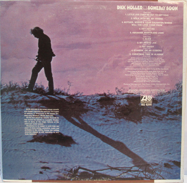 Dick Holler : Someday Soon (LP, Album, Promo)