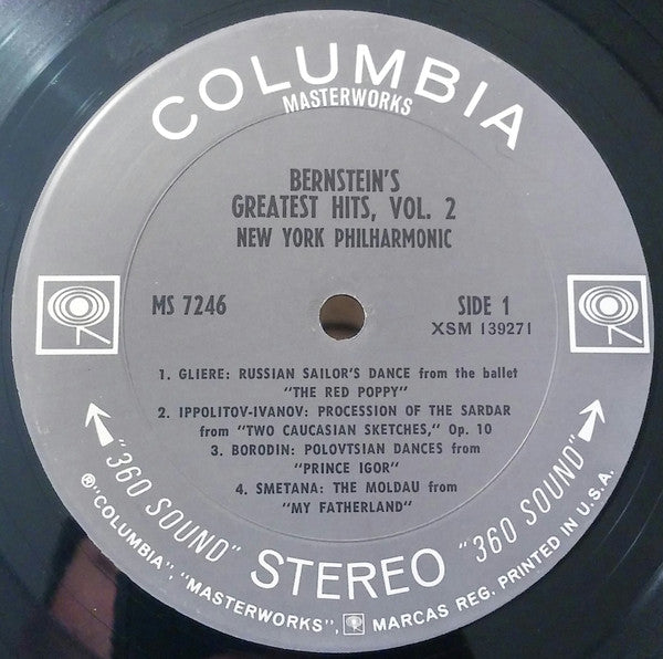 New York Philharmonic Orchestra* : Bernstein's Greatest Hits Vol. 2 (LP, Comp)