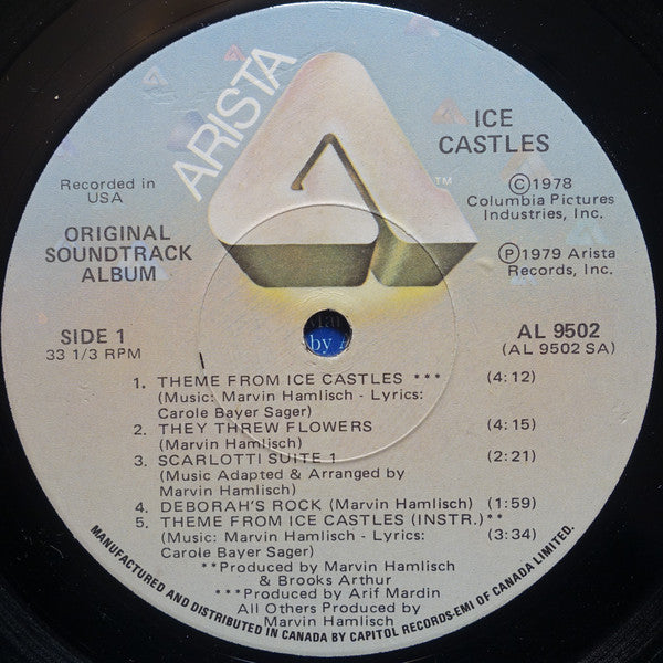 Marvin Hamlisch : Ice Castles (Original Motion Picture Soundtrack) (LP, Album)
