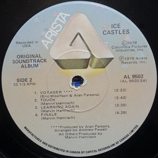 Marvin Hamlisch : Ice Castles (Original Motion Picture Soundtrack) (LP, Album)