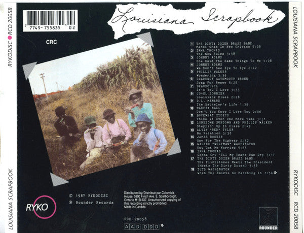 Various : Louisiana Scrapbook (CD, Comp, Club)