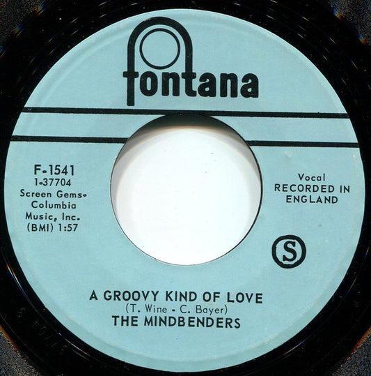 The Mindbenders : A Groovy Kind Of Love (7", Single, RE, Ⓢ O)