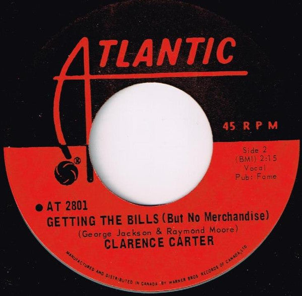 Clarence Carter : The Court Room / Getting The Bills (But No Merchandise) (7", Single)