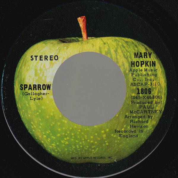 Mary Hopkin : Goodbye / Sparrow (7", Single)