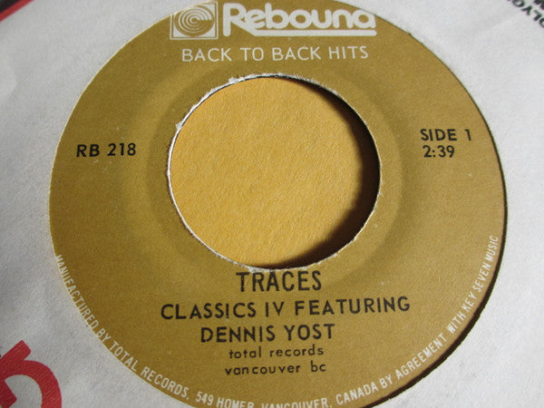 Classics IV Featuring Dennis Yost*, Bobby Day : Traces / Rockin' Robin (7")