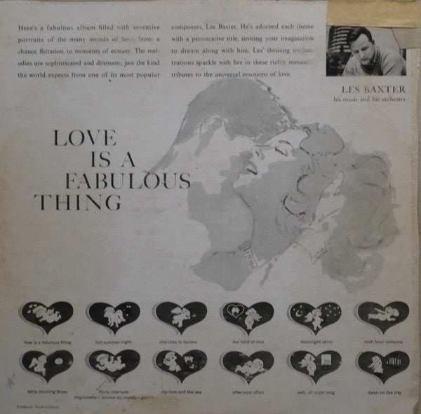 Les Baxter & His Orchestra : Love Is A Fabulous Thing (LP, Album, Mono)