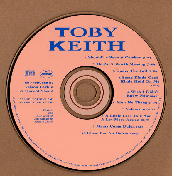 Toby Keith : Toby Keith (CD, Album, Club)