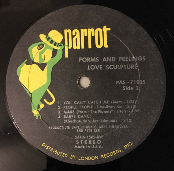 Love Sculpture : Forms And Feelings (LP, Album)
