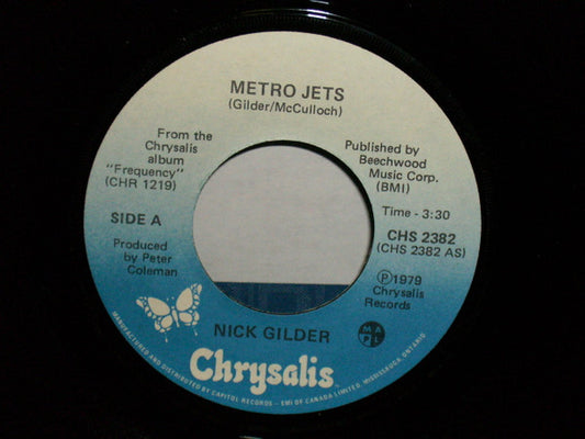 Nick Gilder : Metro Jets (7", Single)