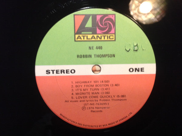 Robbin Thompson : Robbin Thompson (LP, Album)