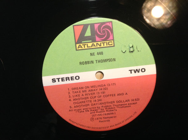 Robbin Thompson : Robbin Thompson (LP, Album)