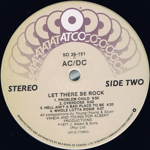 AC/DC : Let There Be Rock (LP, Album, RE)