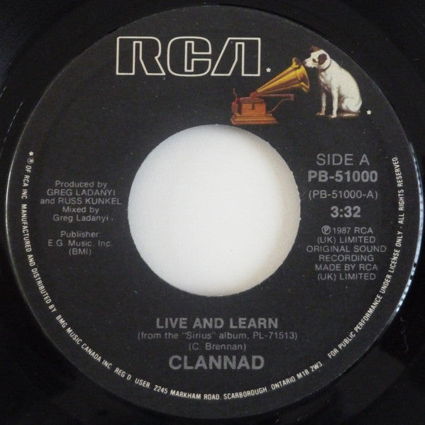 Clannad : Live And Learn (7", Single)