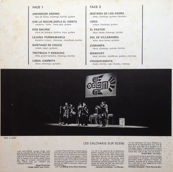 Los Calchakis : Les Flûtes Indiennes  Vol. 4 - Mystère Des Andes (LP, Album, Gat)