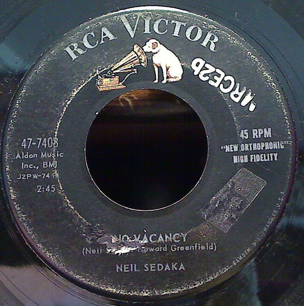 Neil Sedaka : The Diary / No Vacancy (7", Single, Ind)