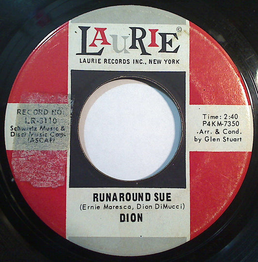 Dion (3) : Runaround Sue / Runaway Girl (7", Single)